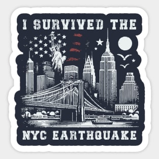 I Survived The NYC Earthquake - April 5th, 2024 Sticker